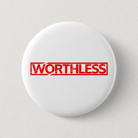 Unerwünschte Briefmarke Button (Vorderseite)