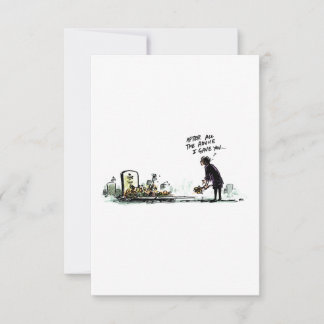 Unerwünschte medizinische Beratung Funny Cancer Po Karte