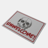 unerwünschtes Halloween   Fußmatte (Schrägansicht)