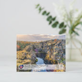 UNESCO - Þingvellir (Thingvellir) Nationalpark Postkarte (Stehend Vorderseite)