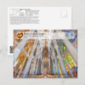 UNESCO - Antoni Gaudí - Sagrada Família - Krypt Postkarte (Vorne/Hinten)