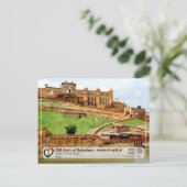 UNESCO - Berghütte von Rajasthan - Amber Fort Postkarte (Stehend Vorderseite)