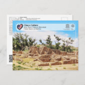 UNESCO - Chaco - Aztec Ruins National Monument Pos Postkarte (Vorne/Hinten)