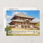 UNESCO - Denkmäler des antiken Nara - Tôdai-ji Postkarte (Vorne/Hinten)