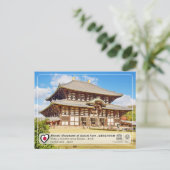 UNESCO - Denkmäler des antiken Nara - Tôdai-ji Postkarte (Stehend Vorderseite)
