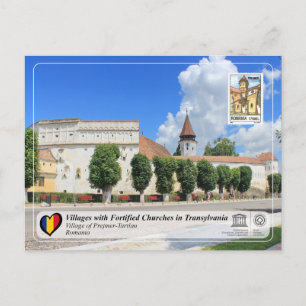 UNESCO-Dorf Prejmer-Tartlau (Briefmarke Edition) Postkarte