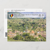 UNESCO-Dorf Saschiz-Keisd Postkarte (Vorne/Hinten)