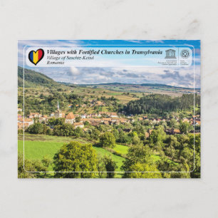 UNESCO-Dorf Saschiz-Keisd Postkarte