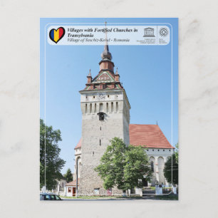 UNESCO-Dorf Saschiz-Keisd Postkarte