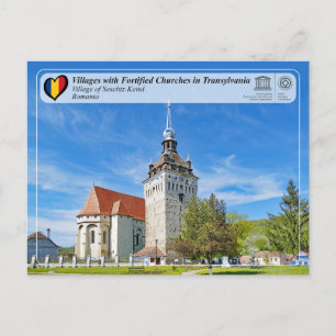 UNESCO-Dorf Saschiz-Keisd Postkarte