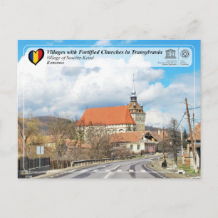 UNESCO-Dorf Saschiz-Keisd Postkarte