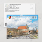UNESCO-Dorf Saschiz-Keisd Postkarte (Vorne/Hinten)