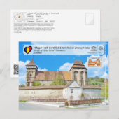 UNESCO - Dorf Valea Viilor (Briefmarke Edition) P Postkarte (Vorne/Hinten)