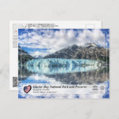 UNESCO - Glacier Bay NP - Margerie Glacier Postkarte (Vorne/Hinten)