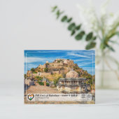 UNESCO, Hill Forts of Rajasthan - Kumbhalgarh Fort Postkarte (Stehend Vorderseite)
