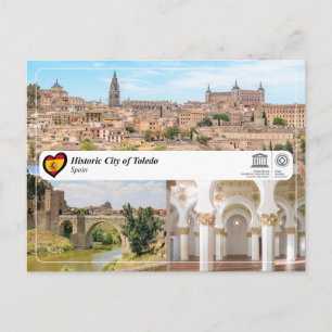 UNESCO Historische Stadt Toledo Postkarte