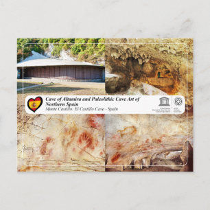 UNESCO - Höhle El Castillo / Cueva de El Castillo Postkarte