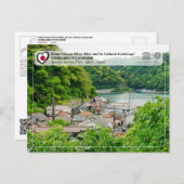 UNESCO - Iwami Silver Mine - Yunotsu Service Port Postkarte (Vorne/Hinten)