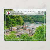 UNESCO - Iwami Silver Mine - Yunotsu Service Port Postkarte (Vorderseite)