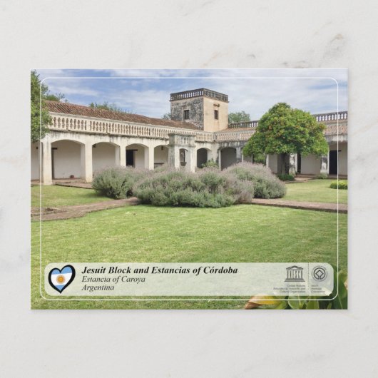 UNESCO - Jesuit Block und Estancias Córdoba Postkarte (Vorderseite)