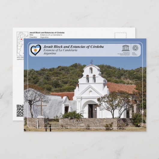 UNESCO - Jesuit Block und Estancias Córdoba Postkarte (Vorne/Hinten)