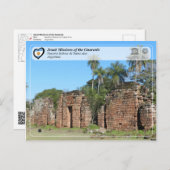 UNESCO - Jesuitenmissionen der Garantien Postkarte (Vorne/Hinten)