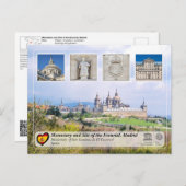 UNESCO - Kloster San Lorenzo de El Escorial Postkarte (Vorne/Hinten)