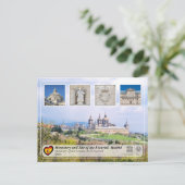 UNESCO - Kloster San Lorenzo de El Escorial Postkarte (Stehend Vorderseite)