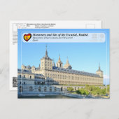 UNESCO - Kloster San Lorenzo de El Escorial Postkarte (Vorne/Hinten)
