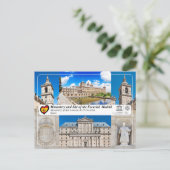 UNESCO - Kloster San Lorenzo de El Escorial Postkarte (Stehend Vorderseite)