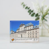 UNESCO - Kloster San Lorenzo de El Escorial Postkarte (Stehend Vorderseite)