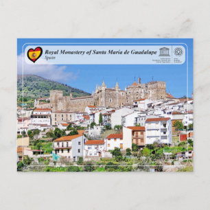 UNESCO - Königliches Kloster St María de Guadalupe Postkarte