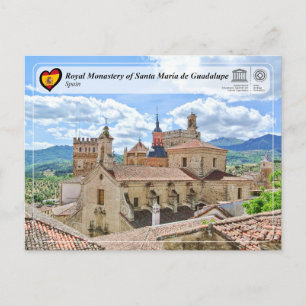UNESCO - Königliches Kloster St María de Guadalupe Postkarte