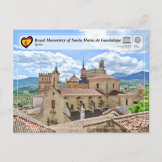 UNESCO - Königliches Kloster St María de Guadalupe Postkarte