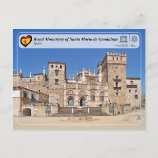 UNESCO - Königliches Kloster St María de Guadalupe Postkarte