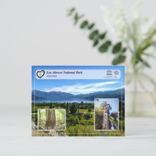 UNESCO - Nationalpark Los Alerces Postkarte (Stehend Vorderseite)