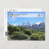 UNESCO - Nationalpark Los Glaciares Postkarte (Vorne/Hinten)