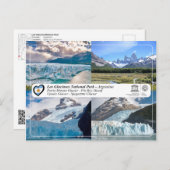 UNESCO - Nationalpark Los Glaciares Postkarte (Vorne/Hinten)