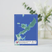 UNESCO - Nordteil der Insel Okinawa - 沖 縄 島 部 Postkarte (Stehend Vorderseite)