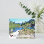 UNESCO - Olympischer Nationalpark - Olympische Ber Postkarte (Stehend Vorderseite)