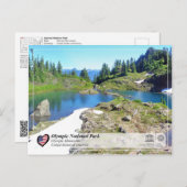 UNESCO - Olympischer Nationalpark - Olympische Ber Postkarte (Vorne/Hinten)