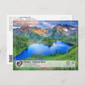 UNESCO - Olympischer Nationalpark - Olympische Ber Postkarte (Vorne/Hinten)