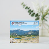 UNESCO - Olympischer Nationalpark - Sieben Seen Postkarte (Stehend Vorderseite)