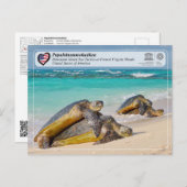 UNESCO - Papahānaumokuākea - Französische Wassersc Postkarte (Vorne/Hinten)