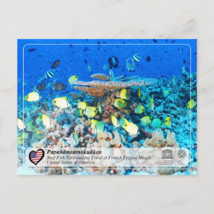 UNESCO - Papahānaumokuākea - Französische Wassersc Postkarte