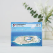 UNESCO - Papahānaumokuākea - Insel Laysan Postkarte (Stehend Vorderseite)
