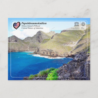 UNESCO - Papahānaumokuākea - Insel Nihoa Postkarte