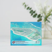 UNESCO Papahānaumokuākea - Pearl and Hermes Atoll  Postkarte (Stehend Vorderseite)