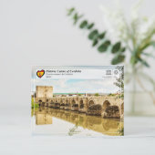 UNESCO - Römische Brücke / Puente romano de Córdob Postkarte (Stehend Vorderseite)