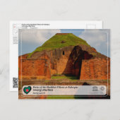 UNESCO - Ruinen des buddhistischen Vihara in Pahar Postkarte (Vorne/Hinten)